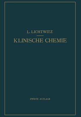 Cover of Klinische Chemie