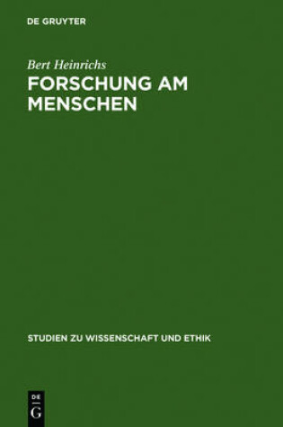 Cover of Forschung am Menschen