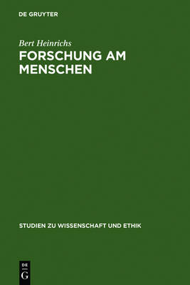Cover of Forschung am Menschen