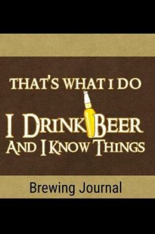 Cover of Brewing Journal