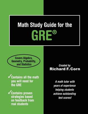 Book cover for Math Study Guide for the GRE