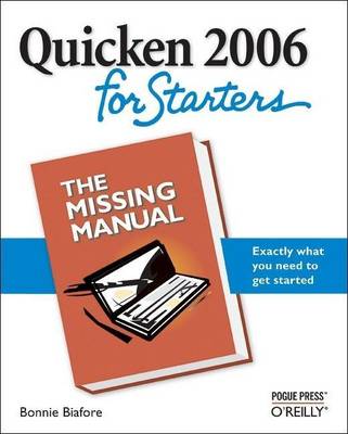 Book cover for Quicken 2006 for Starters: The Missing Manual