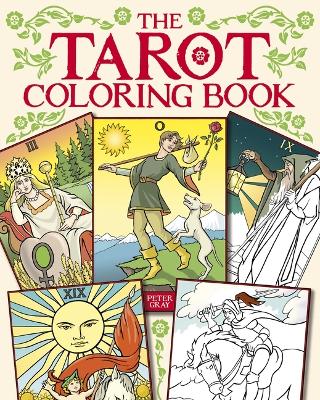 Book cover for The Tarot Coloring Book