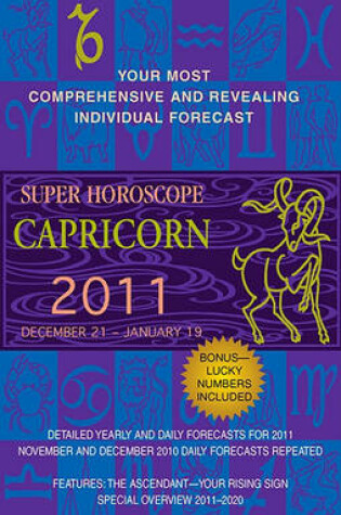 Cover of Capricorn (Super Horoscopes 2011)