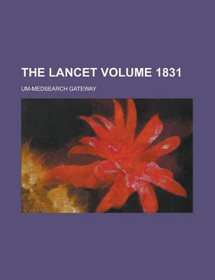 Book cover for The Lancet Volume 1831