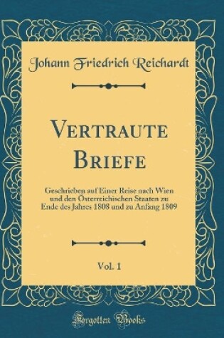 Cover of Vertraute Briefe, Vol. 1