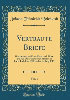 Book cover for Vertraute Briefe, Vol. 1