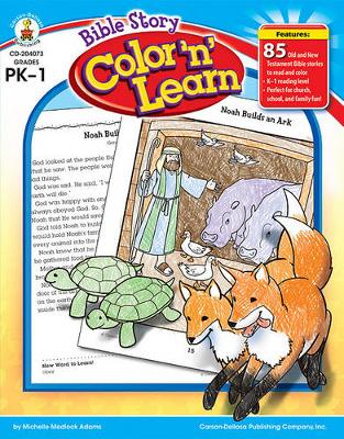 Book cover for Bible Story Color 'n' Learn!, Grades Pk - 1