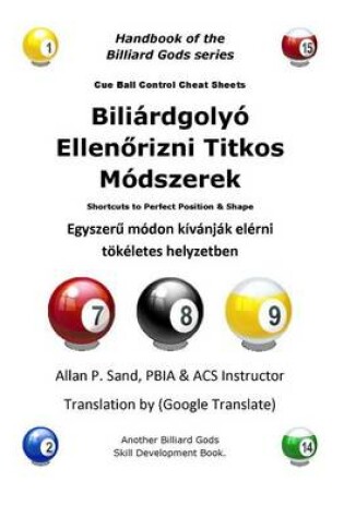 Cover of Cue Ball Control Cheat Sheets (Hungarian)
