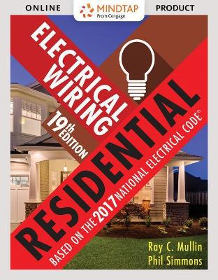 Book cover for Mindtap Electrical, 2 Terms (12 Months) Printed Access for Mullin/Simmons' Electrical Wiring Residential, 19th