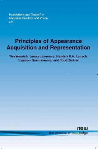 Cover of Principles of Appearance Acquisition and Representation