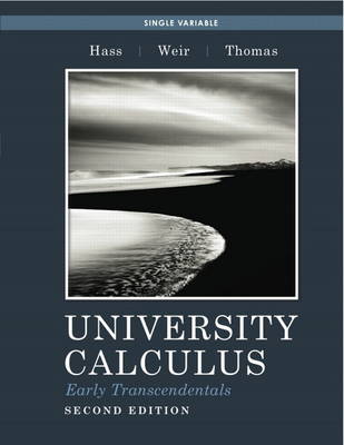 Book cover for University Calculus, Early Transcendentals, Single Variable