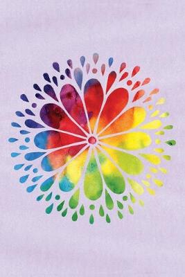 Book cover for Rainbow Mandala Watercolor Art Journal
