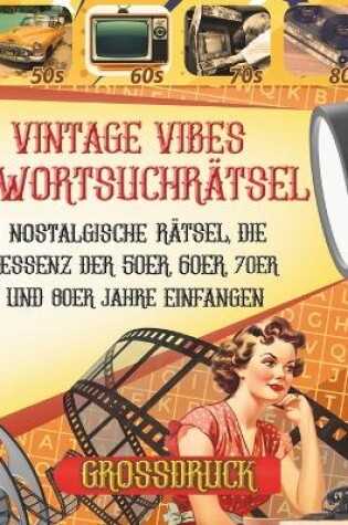 Cover of Vintage Vibes Wortsuchrätsel