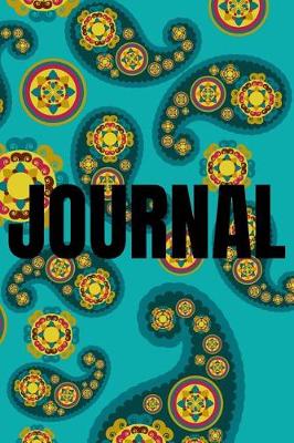 Cover of Paisley Background Lined Writing Journal Vol. 24