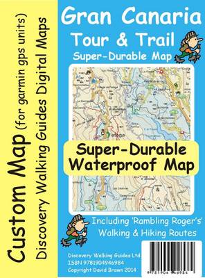 Book cover for Gran Canaria Tour & Trail Custom Map