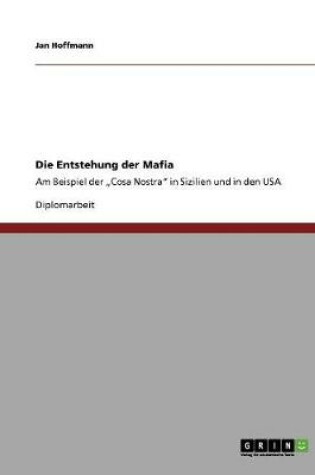 Cover of Die Entstehung der Mafia