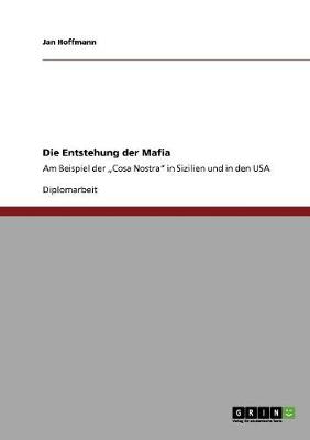 Book cover for Die Entstehung der Mafia