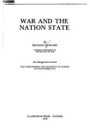 Book cover for War and the Nation State