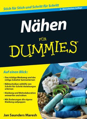Book cover for Nähen für Dummies