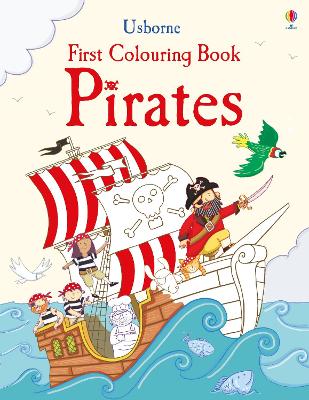 Book cover for First Colouring Book Pirates