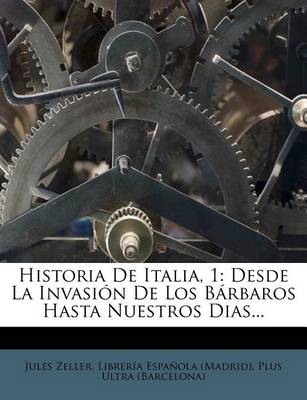 Book cover for Historia De Italia, 1