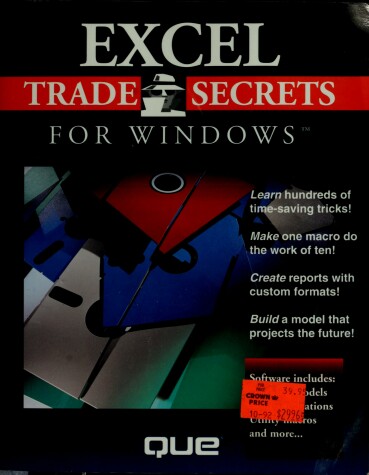 Book cover for EXCEL Trade Secrets for Windows