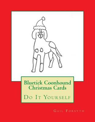 Book cover for Bluetick Coonhound Christmas Cards