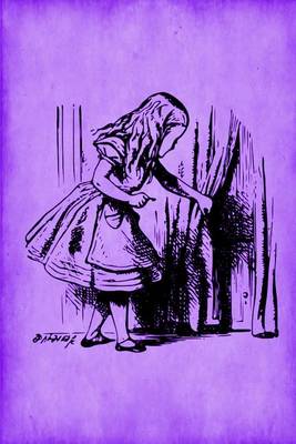 Book cover for Alice in Wonderland Journal - Alice and The Secret Door (Purple)