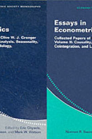 Cover of Essays in Econometrics 2 Volume Paperback Set