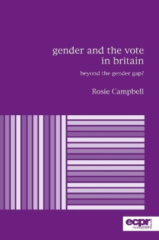 Cover of Gender and the Vote in Britain