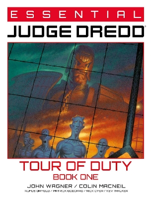 Book cover for Essential Judge Dredd: Tour of Duty Book 1