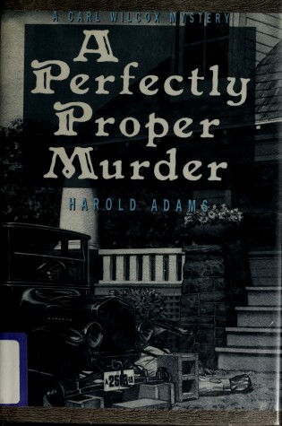 Cover of A Perfectly Proper Murder