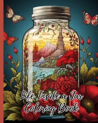 Book cover for Life Inside a Jar Coloring Book