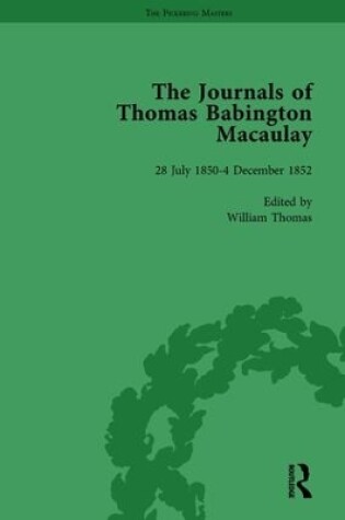 Cover of The Journals of Thomas Babington Macaulay Vol 3