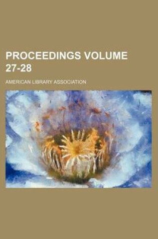 Cover of Proceedings Volume 27-28