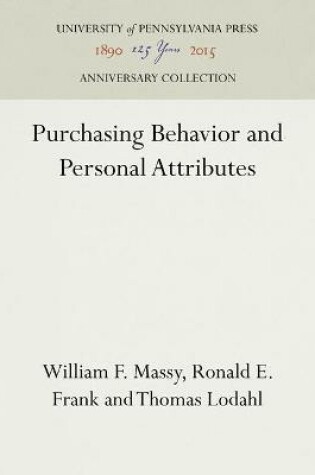 Cover of Purchase Behav CB