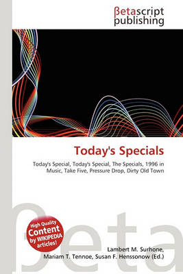 Cover of Today's Specials