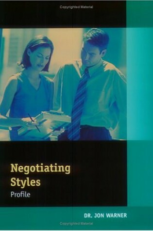 Cover of Negotiation Style Instrument