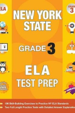 Cover of New York State Grade 3 Ela Test Prep