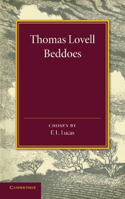 Book cover for Thomas Lovell Beddoes