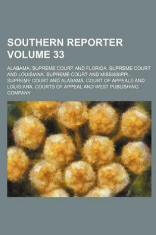 Cover of Southern Reporter Volume 33