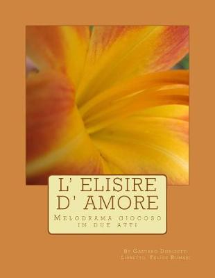 Book cover for L' Elisire D' Amore