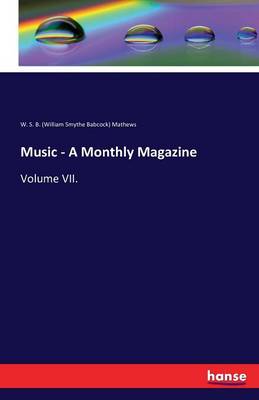 Book cover for Music - A Monthly Magazine