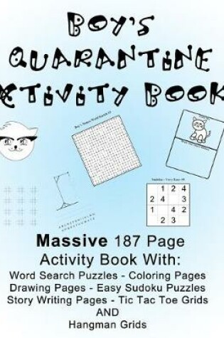 Cover of Boy's Quarantine Activity Book