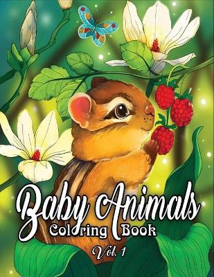 Book cover for Baby Animals Coloring Book