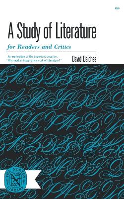 Book cover for A Study of Literature for Readers and Critics