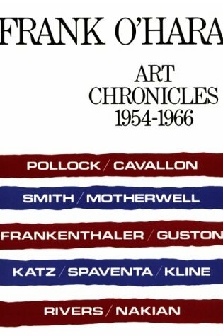 Cover of Art Chronicles, 1954-66