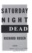 Book cover for Saturday Night Dead