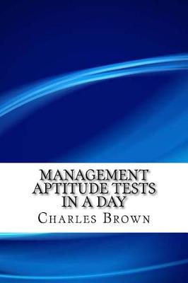 Book cover for Management Aptitude Tests in a Day